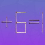 Desafio genial: tem de arrastar 2 fósforos para fazer a