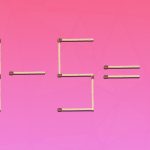 É preciso arrastar 2 fósforos para que a igdade seja